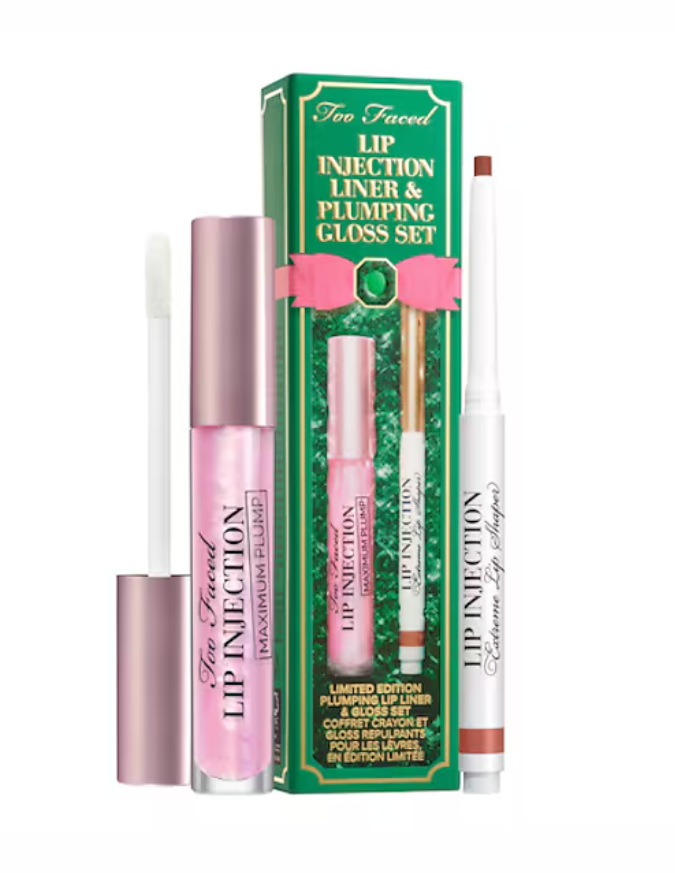 TOO FACED - Lip Injection Liner & Plumping Gloss - Coffret maquillage