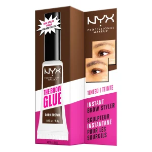 NYX - GEL À SOURCILS FIXATEUR THE BROW GLUE - réf Dark Brown